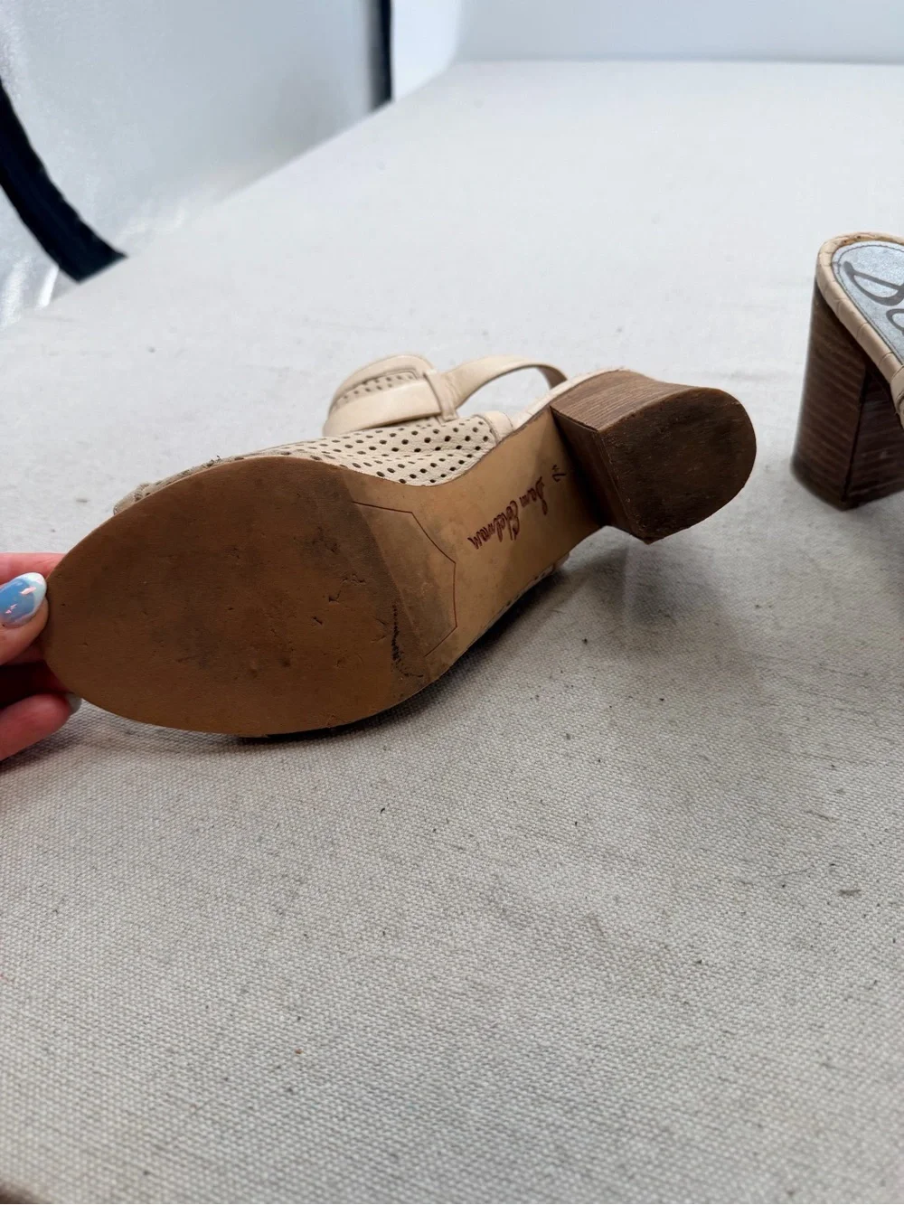 Sam Edelman perforated leather